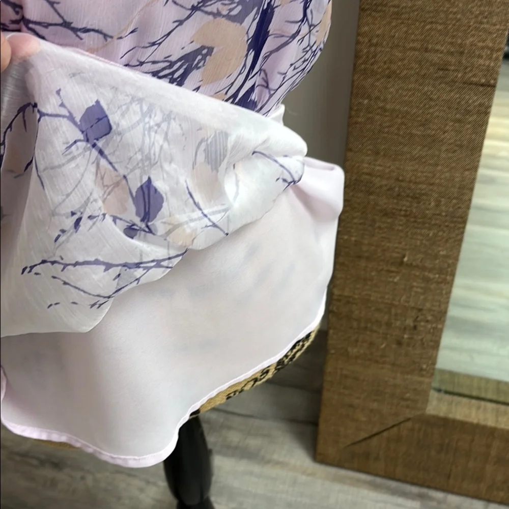 Coldwater Creek Purple Sleeveless Lined Blouse - Picture 6 of 9